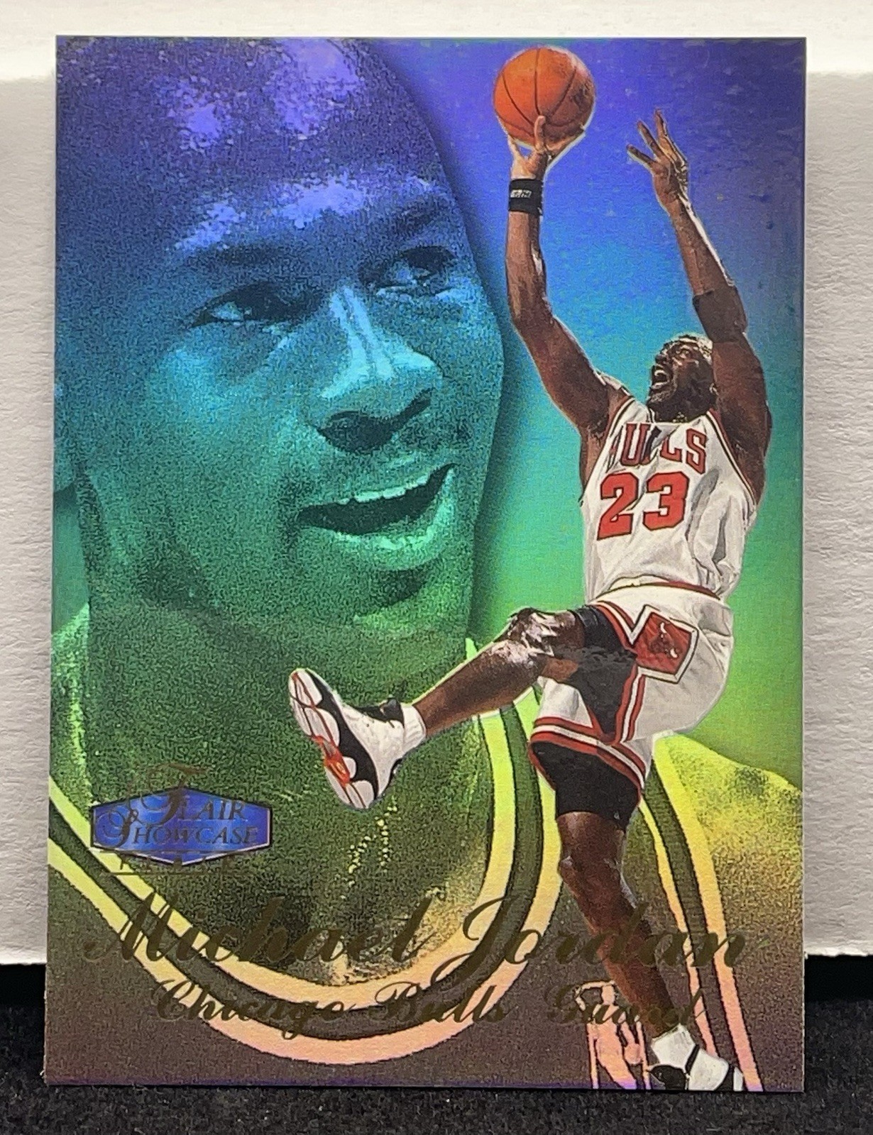 Michael Jordan 1997-98 Flair Showcase Sec 2 Row 3 Seat 1 - Chicago Bulls