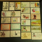 Vintage Postcards 1900's - 23 Cartoon Correspondence - divided & undivided backs — photo 1