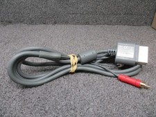 Genuine Official OEM Microsoft XBOX 360 Composite AV Cable X821376-001 Tested