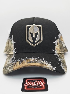 New Era Vegas Golden Knights Barbwire Realtree Camo 9Forty A-Frame