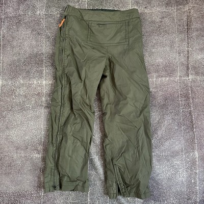 Women's Vintage Y2K Burton OSI Army Moss Green Lined Snowboard Ski Pants Sz S