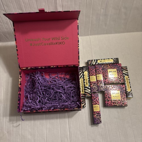 Just Cavalli x Kiko Milano Makeup Gift Set Lip Gloss, Blush, Eyeshadow, EyeLiner