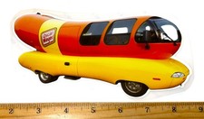 Oscar Meyer Hot Dog Weiner Mobile Full Color Die Cut Vinyl Novelty Decal Sticker