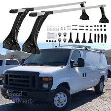 For Ford Econoline Fullsize Van 99-06 63 Adjustable Ladder Roof Rack Cross Bars