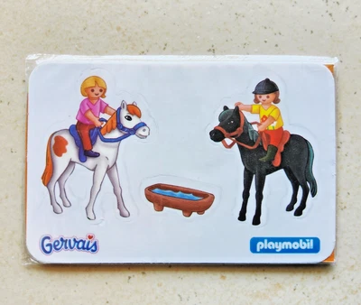 Autocollant sticker PLAYMOBIL CENTRE ÉQUESTRE adesivo aufkleber pegatina vintage - Photo 1/2