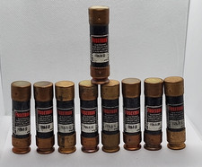 9x FUSETRON FRN-R-50 250V 50A DUAL ELEMENT TIME DELAY FUSE 1WS3-5 