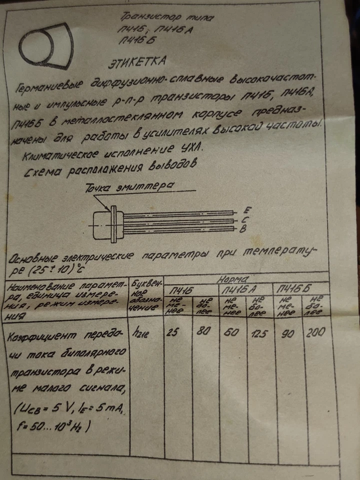 25 pcs Germanium Transistor PNP Fuzz Face Guitar P416A ~ 2N2089 2N604 USSR NOS - Image 3 of 4