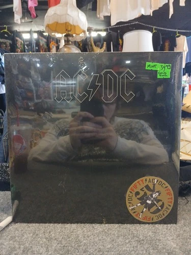 ACDC BACK IN BLACK 50TH ANNIVERSARY GOLD VINYL SEALED LP