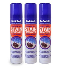 De Solv It Universal Stain Remover Pre Wash Clothing Fabric Furnishing 100ml