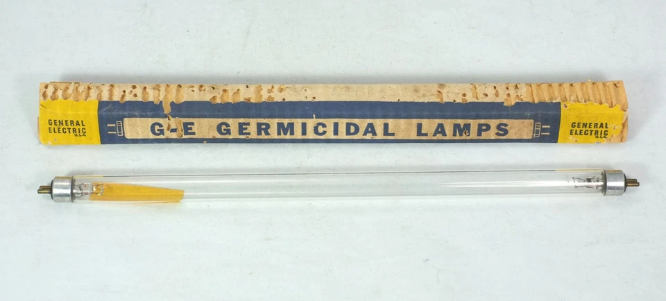 1 NOS Vintage General Electric GE G8T5 UV Germicidal Lamp Light Bulb