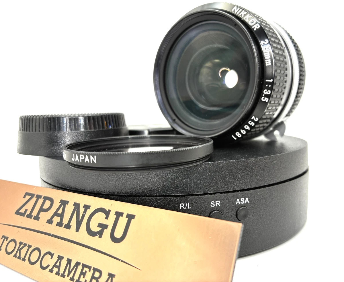 Nikon NIKKOR 28mm 1:3.5 (良品） Nikon NIKKOR 28mm 1:3.5 (良品） Preços baixos em Lentes de câmera