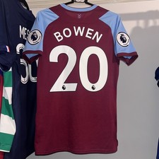 West Ham United 2020/21 Umbro Homd Football Claret Jarrod Bowen 20 Mens Small
