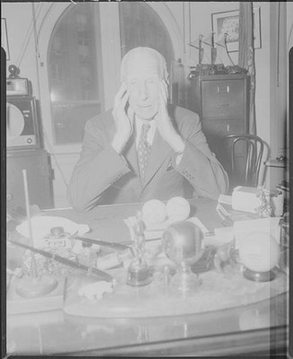 Connie Mack grand old man of baseball whose name been synonymous P- Old Photo