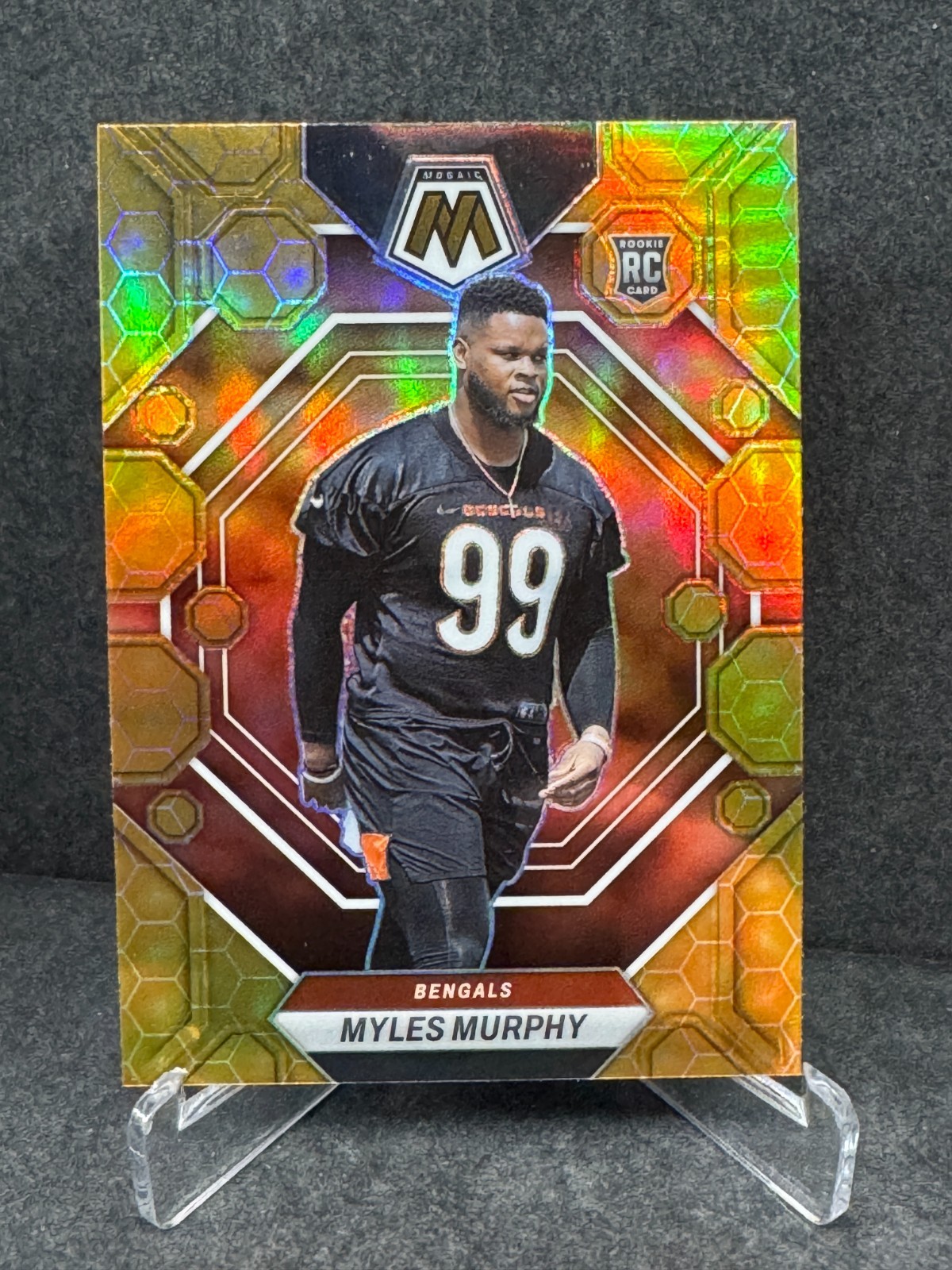 MYLES MURPHY 2023 PANINI MOSAIC HONEYCOMB PRIZM #351 ROOKIE SSP
