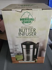 Herbal Chef Electric Butter Infuser New Stainless Steel Great Christmas Gift!