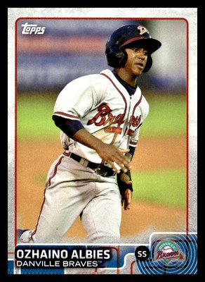 2015 Topps Pro Debut #145 Ozhaino Albies Danville Braves