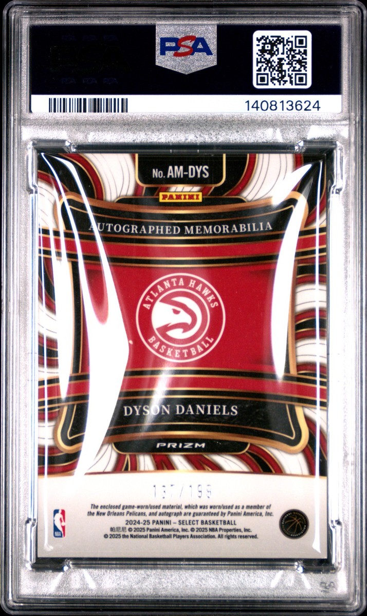Dyson Daniels Prizm Draft Blue DYSON DANIELS RC パッチオート /199 