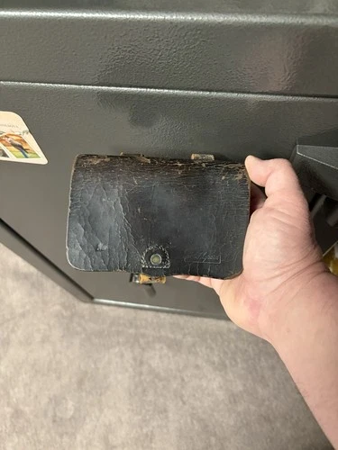 civil war pistol cartridge box