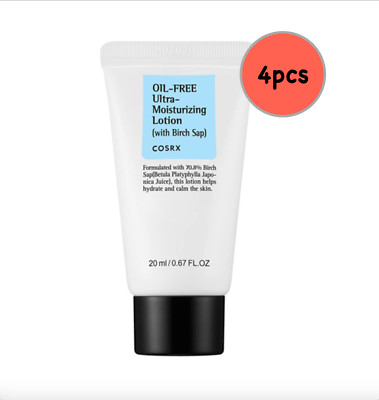 COSRX mini Oil Free Ultra Moisturizing Lotion 20ml  x 4 pcs US Seller