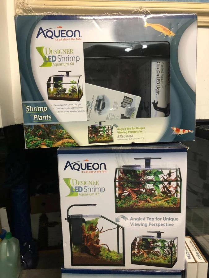 Aqueon shrimp clearance aquarium