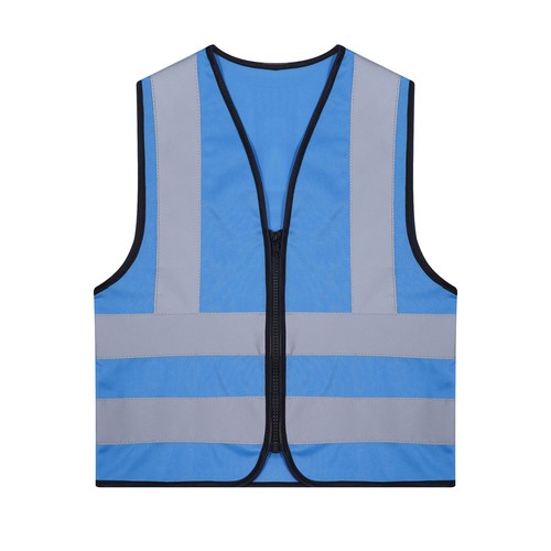 Kids Boys Girls Waistcoat Unisex Top Volunteer High Reflective Safety Vest - Picture 49 of 83