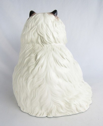Vintage Hagen Renaker 1960's White Persian Himalayan 9 1/2" Cat Figurine - Picture 4 of 9