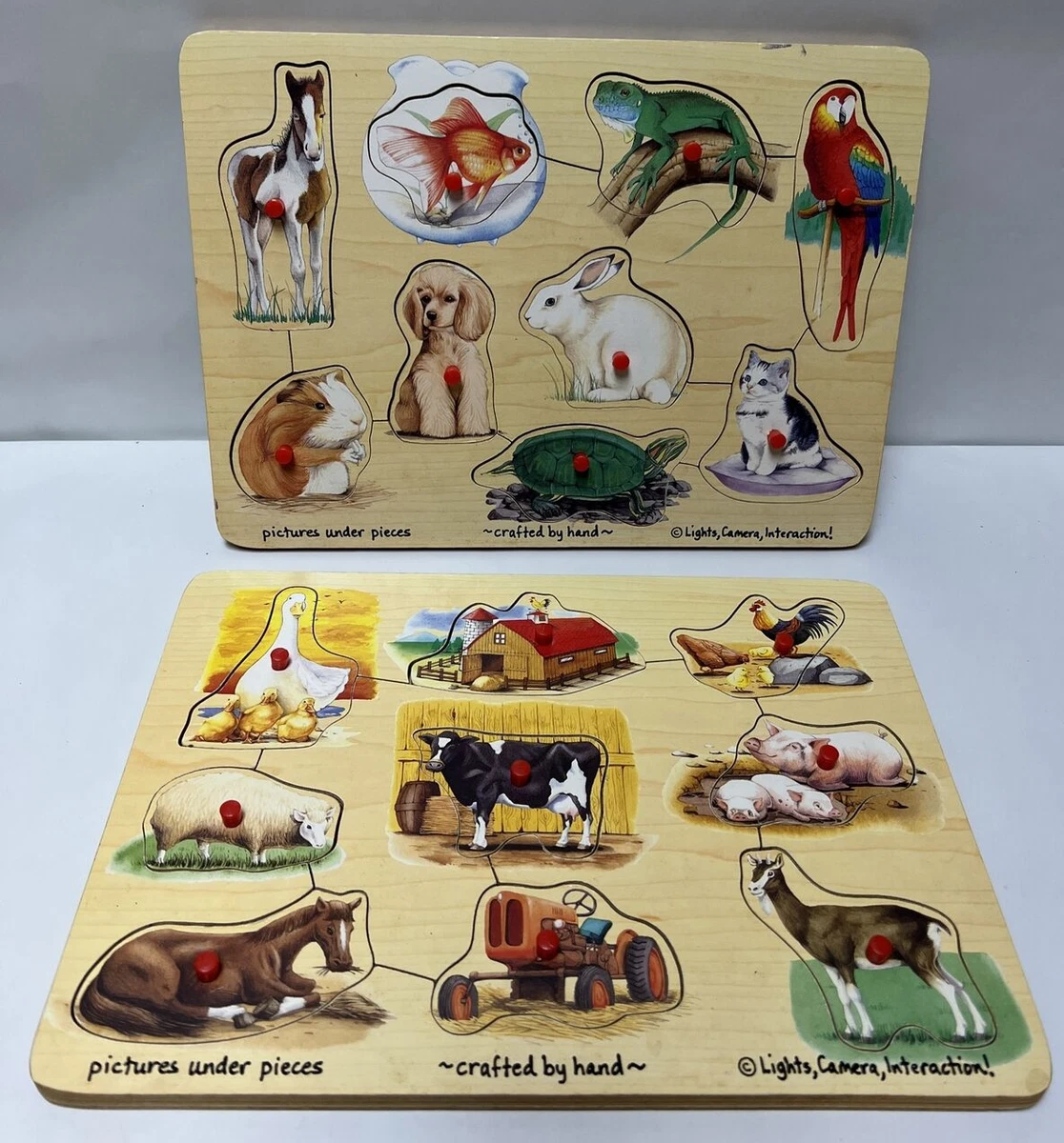 Large Animal Puzzle Set