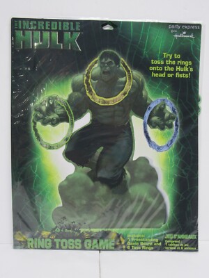 THE INCREDIBLE HULK Ring Toss GAME NIP Party express Hallmark