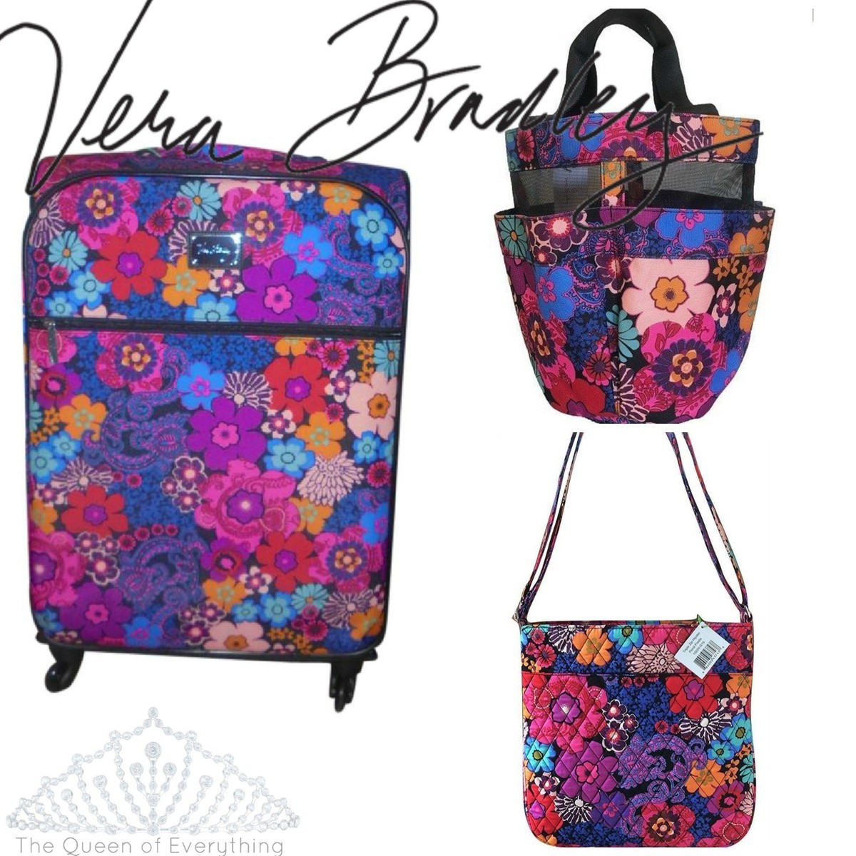 Vera Bradley Floral Fiesta Luggage Vera Bradley Bags Nwt Vera