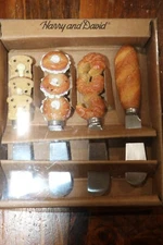 Harry & David Set Of 4 Bakery Theme Spreaders for Charcuterie Boards Brunch 
