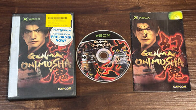 Genma Onimusha Disc and Manual Only XBOX - TESTED - Fast Shipping