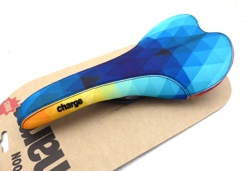 Charge Bikes Spoon saddle, CrMo - Geo (Rainbow) Colors - Image 3 of 3