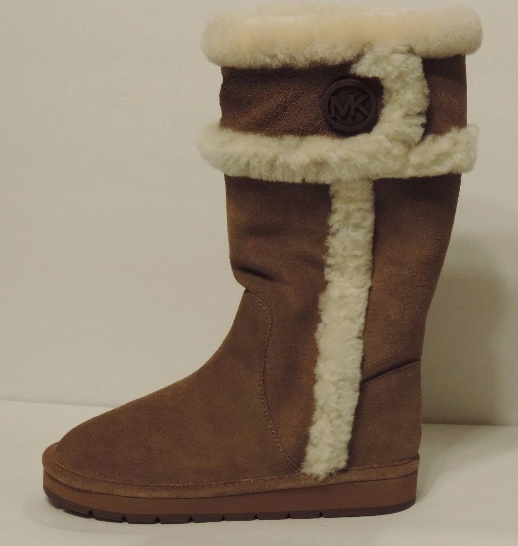 Michael kors shearling best sale boots