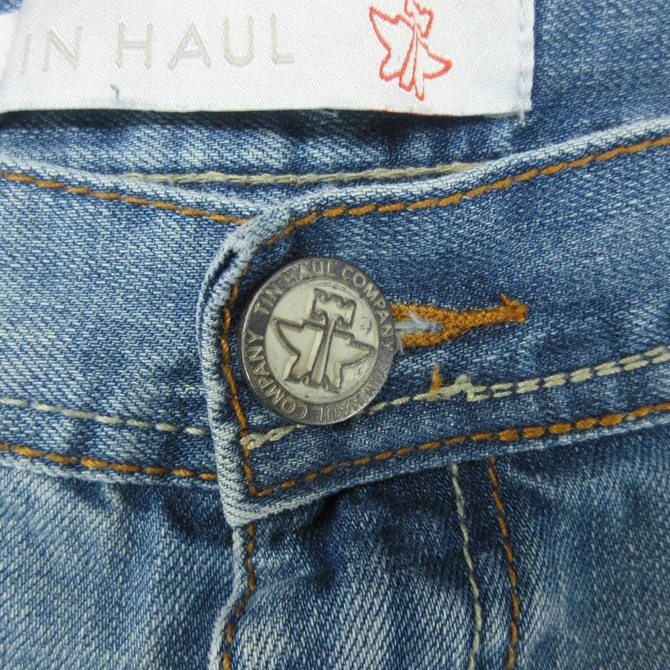 Jeans Tin Haul Para Hombres 40R Azul Bootcut Regular Joe Fit Denim Occidental Envejecido Foto 4 de 4