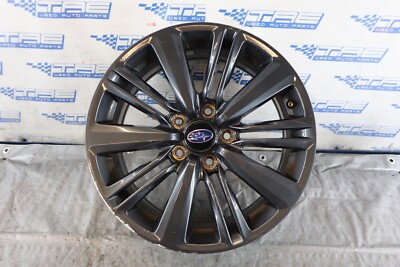 2020 SUBARU WRX TURBO FA20 2.0L OEM WHEEL RIM 17X8 +55 5X114.3 #2652 2/ ...