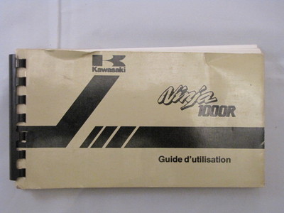 KAWASAKI GPZ1000RX NINJA 1000R ZX1000-A1 SERVICE MANUAL BEDIENUNGSANLEITUNG
