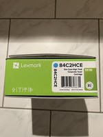 Original Lexmark 84C2HCE Toner Ovp *Neu* Cyan