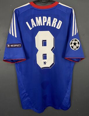 MENS CHELSEA 2010/2011 FRANK LAMPARD #8 UEFA SOCCER FOOTBALL SHIRT
