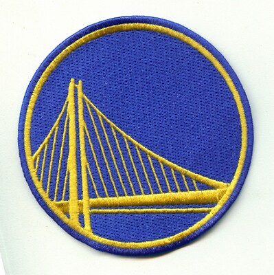 Golden State Warriors PATCH~Embroidered Iron Sew On~3 1/2''~FREE US Mail