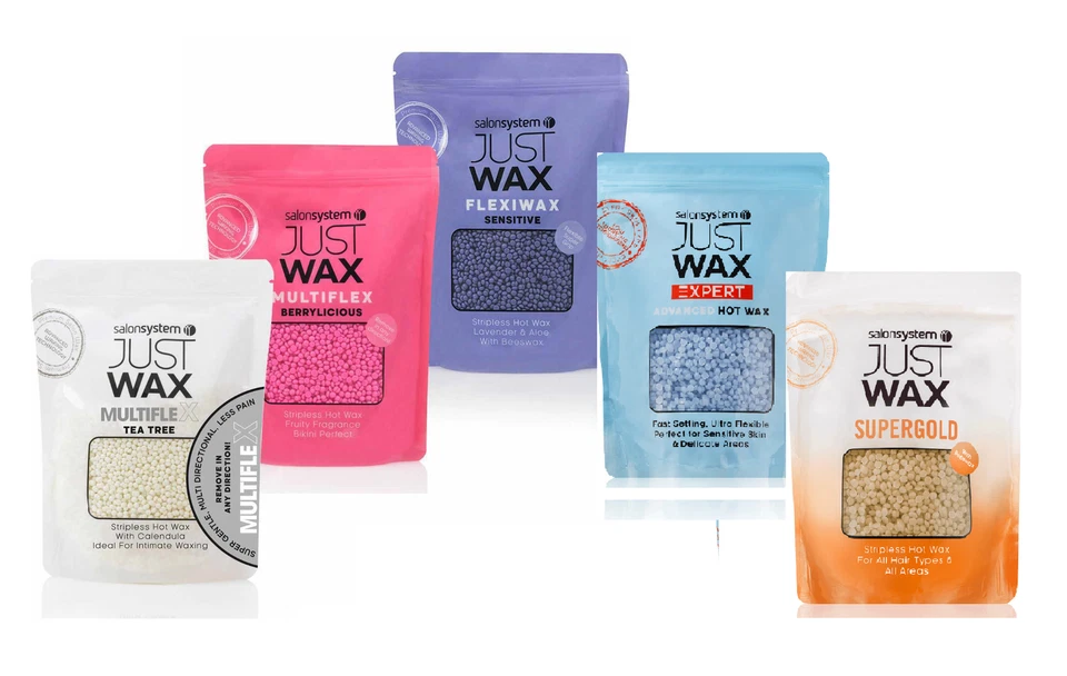 Salon System Just Wax Multiflex and Flexiwax Stripless wax Beads 700g