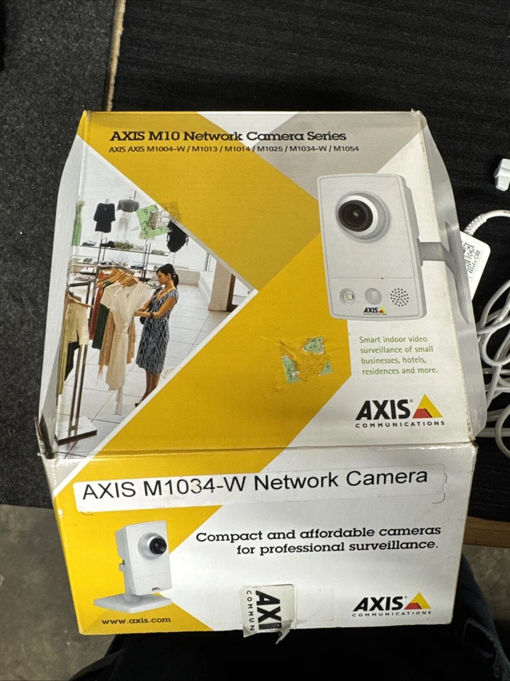 Беспроводная сетевая камера AXIS Communications M1034-W P/N # 0522-004 - новая запечатанная - Изображение 2 из 4