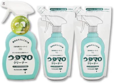 Utamaro Cleaner Main Unit 400ml & Refill 350ml 2 Pieces Set Green Herb Scent