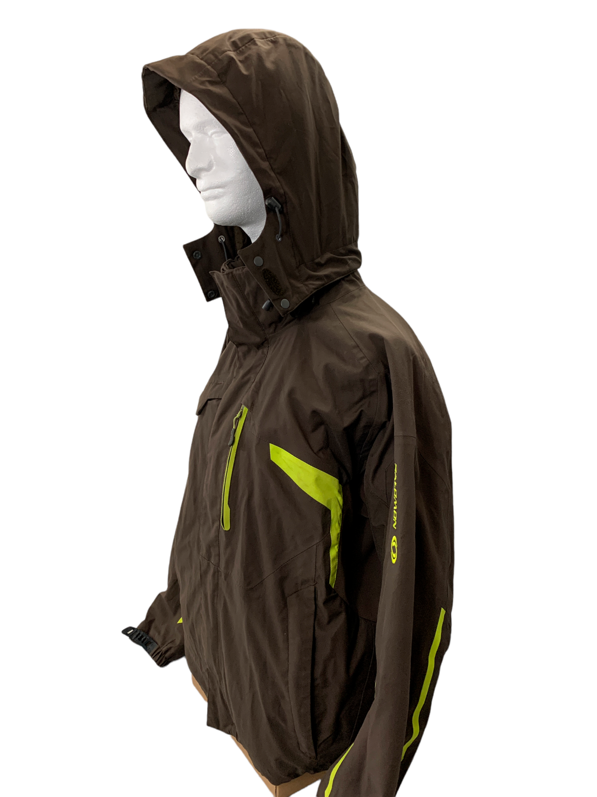 Salomon Evo giacca da sci isolata con cappuccio morbida guscio completo giacca uomo taglia M