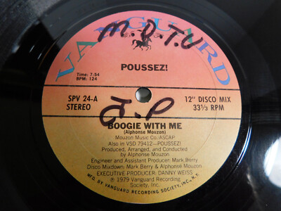 Poussez!   Boogie With Me / You're All I Have 1979 12'' Single SPV 24