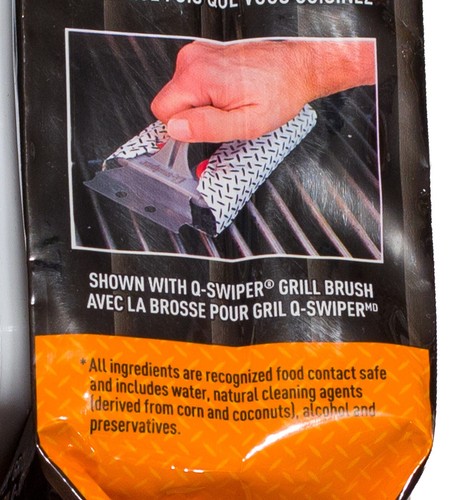 Q-Swiper 40 BBQ Grill Grease Cleaning Wipes Safe Healthy Easy Removal Wire Free - Picture 8 of 13