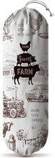Grocery Plastic Bag Holder and Dispenser,Cow Rooster Plastic Bags Organizer,G...