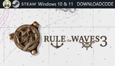 NEU PC Computer Spiel Rule the Waves 3 für Windows 10 11 STEAM Download Code Key