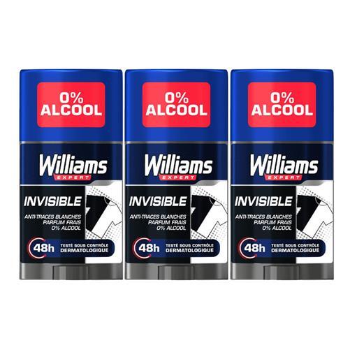 Williams Invisible BW Stick desodorante sin alcohol aluminio libre 75 ml paqu...