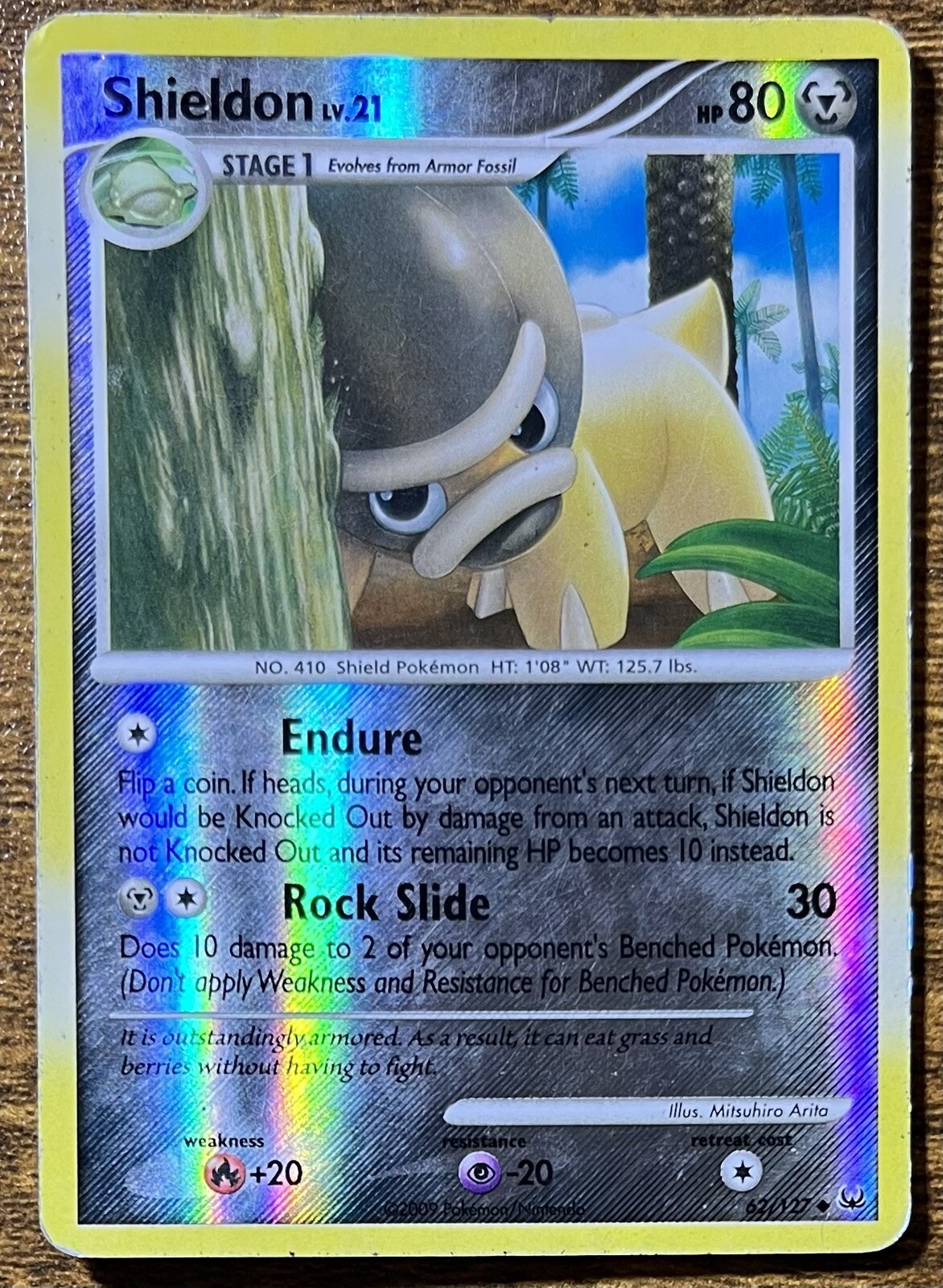 Pokemon Card Shieldon LV.21 62/127 Platinum Reverse Holo