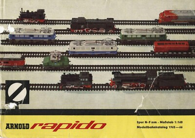 Catalog Arnold Rapido 1965/66 Model Railway Catalog N Gauge 9mm Scale 1:160 D aa